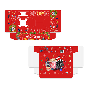 Huancai <span class=keywords><strong>12</strong></span> pièces plateaux <span class=keywords><strong>de</strong></span> collation <span class=keywords><strong>de</strong></span> noël pop-corn bonbons porte-boisson papier boîtes en carton pour <span class=keywords><strong>film</strong></span> nuit fournitures <span class=keywords><strong>de</strong></span> fête <span class=keywords><strong>de</strong></span> noël - Product Image 4