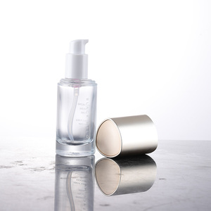 30ml hình dạng tam giác kính nền tảng chai 30ml mỹ phẩm bao bì container Nhà cung cấp Mặt kem mỹ phẩm chai - Product Image 1