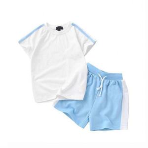 Ensemble de survêtement personnalisé avec logo, short de sport pour homme, ensemble de short de jogging 100% coton, t-shirt, costume d'été - Product Image 3