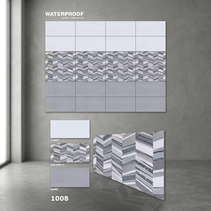 Azulejos de pared de cerámica con aspecto de mármol y piedra brillante HD de 300x600mm, 12x24 decorativos para interiores, 30x60cm, gran oferta, azulejos esmaltados de porcelana - Product Image 4