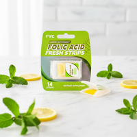 N-OEM ODM Acide folique en bandelettes fraîches portables, complément alimentaire, multi-pack