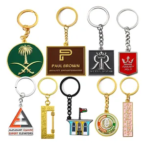 Prix usine métal personnalisé en alliage de Zinc EAU coran voyage arabie saoudite Souvenir porte-clés fête nationale porte-clés