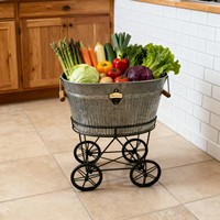 Bac à bière extérieur moderne de luxe en fer, élégant et fonctionnel, pour la décoration de jardin et comme pot de fleurs