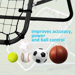 Black Adjustable Rebounder Net Soccer Kickback Target Goal Multi-Sports Training Aid <strong>for</strong> <strong>Kids</strong> Adults <strong>Football</strong> Practice <strong>Equipment</strong> - Product Image 5