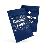 Impression de logo personnalisé, sachets à trois côtés scellés, petits sachets thermoscellables, sachets d'échantillons pour l'emballage de pilules et de poudres