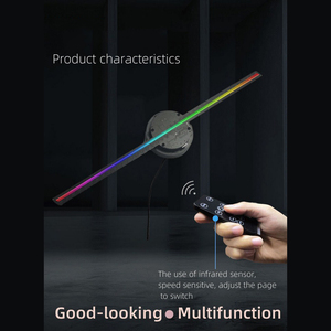 Quạt Chiếu Ba Chiều 3D Đèn Logo Quảng Cáo Màn Hình WIFI 3D Đèn LED Ký Hiệu Ba Chiều Đèn Chiếu Logo Trưng Bày Quảng Cáo - Product Image 3