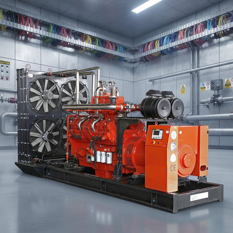 200KW Natural Gas Generator Flower Greenhouse