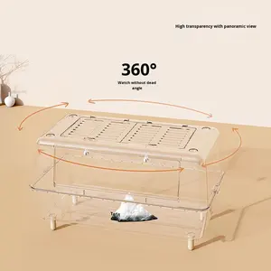 <span class=keywords><strong>Cage</strong></span> de <span class=keywords><strong>hamster</strong></span> en acrylique Tafit de 88cm pour <span class=keywords><strong>hamster</strong></span> nain, <span class=keywords><strong>hamster</strong></span> syrien avec vue entièrement transparente, petite maison de <span class=keywords><strong>hamster</strong></span> pour animaux de compagnie - Product Image 4