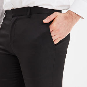 Pantalones de Lona Plisados de Pierna Recta Ligeros y Elegantes para Hombre, con Clips Funcionales en las Piernas, Transpirables, de Secado Rápido, Ecológicos, para Uso Casual - Product Image 4