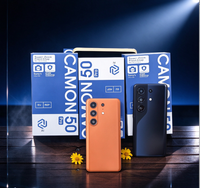 Smartphone Android Camon 50 Pro 5G original avec écran micro-courbé de 7,3 pouces, 16 Go de RAM, 1 To de stockage, processeur à dix cœurs CDMA LTE