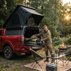 Vente directe d'usine, auvent manuel en alliage d'aluminium imperméable avec verrouillage pour <span class=keywords><strong>Ford</strong></span> <span class=keywords><strong>Ranger</strong></span> T6 2012-2015 pré-lifting - Product Image 4