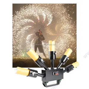 卸売 12キューワイヤレス花火-屋内コールドパイロステージディスコDJFXナイトクラブショーイベントコンサート結婚式の火工機械Liuyang花火発射システム