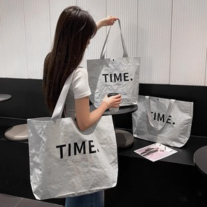 Nuova Borsa Intrecciata Grigio Chiaro per Confezioni Regalo, Grande Borsa Shopping in PP Intrecciato, <span class=keywords><strong>Borse</strong></span> Tote Laminate Personalizzate all'Ingrosso - Product Image 2