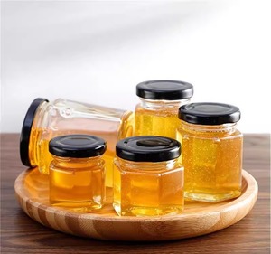 50 ml 80 ml 100 ml 200 ml 280 ml 380 ml 730 ml thủy tinh vuông Jar nhôm nắp thủy tinh lưu trữ lọ có nắp đậy cho mật ong - Product Image 6