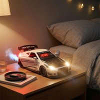 Réveil en forme de voiture de sport, réveil en forme de supercar, réveil avec effet sonore et lumineux de moteur de supercar