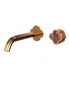 Robinet de lavabo en laiton nickel brossé OEM personnalisé, mitigeur encastré pour lavabo, eau chaude et froide, jet doux, durable, prix de gros - Product Image 1