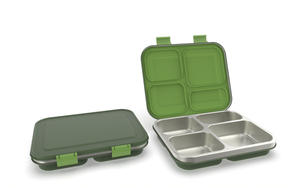 Cho Thương Hiệu Nổi Tiếng Công Suất Cao Sang Trọng Người Lớn Kim Loại Tiffin Bpa Miễn Phí 304 Thép Không Gỉ Bento Hộp Ăn Trưa Rò Rỉ Bằng Chứng Có Thể Gập Lại - Product Image 4