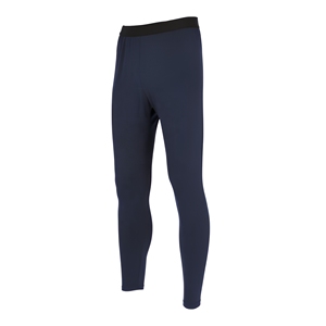 Leggings de compression pleine longueur pour hommes, bleu marine uni, taille élastique, Spandex Nylon - Product Image 1