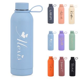 Custom Sports Water <b>Bottle</b>, Personalized Double Walled Vacuum <b>Insulated</b> Stainless Steel Flask, Suitable for Hiking, Cycling - Product Image 1