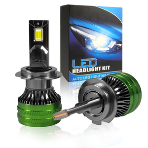 Bombillas LED originales H7 faro LED luz LED H7 3 <span class=keywords><strong>colores</strong></span> bombillas LED para coche 12 V chip LED 50W faros luces LED tricolor IP68 - Product Image 1