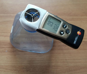 เครื่องวัดความเร็วลม testo 410-2แบบมือถือดั้งเดิมพร้อมเครื่องวัดความชื้นเครื่องวัดความเร็วลมสำหรับเครื่องมือทดสอบ - Product Image 5