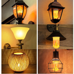 एलईडी लौ लाइट बल्ब 4 मोड लाइट बल्ब 4 मोड लाइट बल्ब, हेलोलीन क्रिसमस के लिए 26 फायर लौ बल्ब - Product Image 4