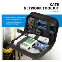 Pince de câble réseau professionnelle combinaison ensemble d'outils à main ménagers en acier pour Kit de câble réseau