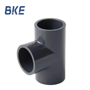 High Quality Chemical Industrial World Popular DIN Standard PN16 Upvc Tee pipe fittings PVC