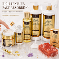 Ensemble de soins de la peau à la vitamine C biologique en marque privée, blanchissant et anti-taches noires, avec double glutathion, pour femmes