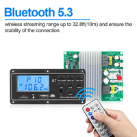 VIRE 2.1 Kanal D Sınıfı Amplifikatör Kartı 200W Subwoofer NE5532 Düşük Geçişli Filtre TPA3251 Dijital Ses Alıcı Amfi