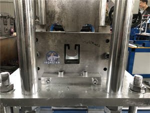 ماكينة أوتوماتيكية بالكامل لتشكيل قضبان التوجيه C ، ماكينة صنع الأبواب المنزلقة السريعة ، ماكينة مسار الأبواب المنزلقة المعدنية الفولاذية - Product Image 3