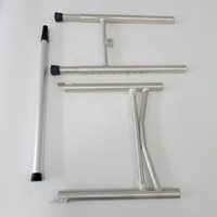 Pieds pliants en métal sur mesure, conception OEM ODM, pour chaise de bureau, table de lit, support réglable robuste, pieds de table pliants
