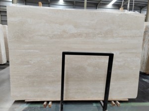 SH đá <span class=keywords><strong>navona</strong></span> ngà trắng <span class=keywords><strong>travertine</strong></span> <span class=keywords><strong>slab</strong></span> ý hiện đại tùy chỉnh kích thước đánh bóng khách sạn biệt thự sàn tường tấm đánh bóng - Product Image 3