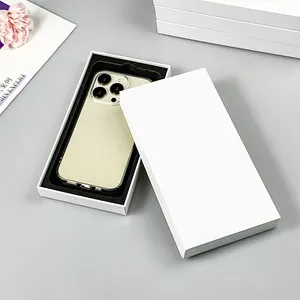 Custom Paper Cover Packaging Box Universal Mobile Phone Case Packing Box Hard Carton Paper Box With Lid