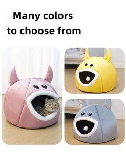 Meistverkauftes Niedliches Haustier-Höhlenbett Nachhaltige Mode Einfarbiges Kunstfell Wildleder Schaumstoff Kleines Hunde- und Katzenbett Superweich Komfortables Haustierhaus - Product Image 6