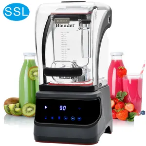 Touch Panel Controls Total Crushing Technology for Smoothies Ice and Frozen Fruit Not Easy to Burst Blender