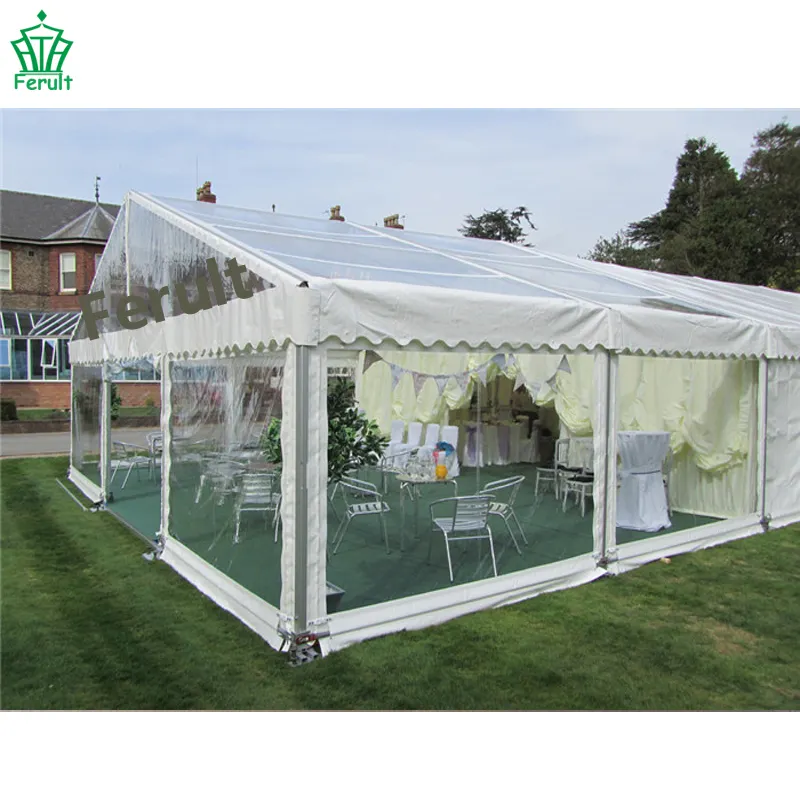 Hot Sale Custom 15X20M Outdoor Clear Dak Top Trouwtent Tent Tent Voor Evenementen