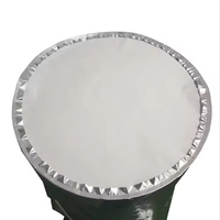 Doublure de fût en aluminium à fond plat, scellable à chaud, résistante à l'humidité, pour emballage de produits chimiques, impression par gravure, vente en gros directe usine