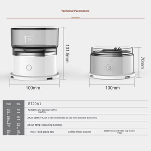 Stainless Steel Mini American-Style Hand-Drip <b>Coffee</b> <b>Maker</b> Insulation Heating <b>Portable</b> Outdoor Camping Office Manual Drip <b>Coffee</b> - Product Image 3