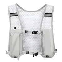 Gilet de sport respirant avec logo OEM, idéal pour la course à pied, le cyclisme, sac d'hydratation multifonctionnel, poche pour téléphone et sac de sport extérieur