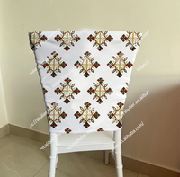 Housse de chaise en spandex personnalisée Éthiopie, extensible, universelle, pour mariage, restaurant, banquet, hôtel, salle à manger, fête
