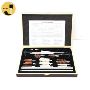 Kit de Limpieza Universal para Armas de Fuego, Cepillo de Latón Duradero, Multicalibre, Herramienta de Mantenimiento para Deportes al Aire Libre, Caja de Almacenamiento Portátil - Product Image 1