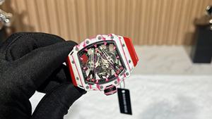 Nouvelle montre sport mécanique tourbillon de haute qualité, très vendue, avec bracelet rouge - Product Image 2