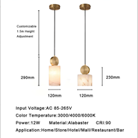 Lustre suspendu en marbre espagnol, design carré, luxueux et atmosphérique, idéal pour chambre à coucher, entrée, éclairage design en gros
