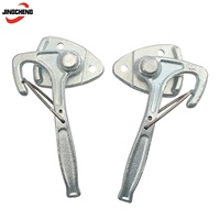 Loquet de porte de remorque de camion en acier forgé galvanisé, poignée de hayon de fourgonnette de transport lourd, loquet à ressort à levier