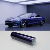 Film de protection automobile personnalisé en TPU couleur PPF auto-réparateur, anti-rayures, anti-jaunissement, avec adhésif amovible pour protection de voiture