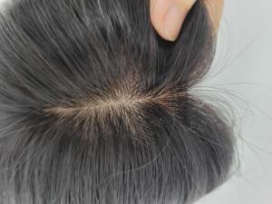 Postizo de Cabello Humano Liso de 12 Pulgadas con Clip, Colores Naturales, WIGTS Premium, Estilo Ligero, Acabado Brillante, Uso Diario - Product Image 6