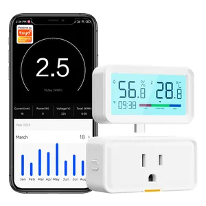 SMATRUL Mini Smart Home Power Monitor APP Voice Works With Alexa Google Home Tuya Smart Plug US Type c WiFi RF433 Socket