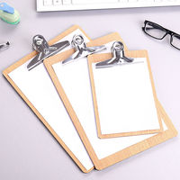 Tailai – presse-papier en bois A4, support de Menu personnalisé en gros, présentateur de contrôle avec support de correspondance, tableau d'écriture de Restaurant