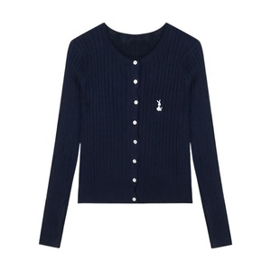 2025 Autumn/Winter Women's <strong>Woolen</strong> Cardigan New Style Embroidered Knitted <strong>Top</strong> with Loose Buttoned Printed Outerwear Neck Sweater - Product Image 6